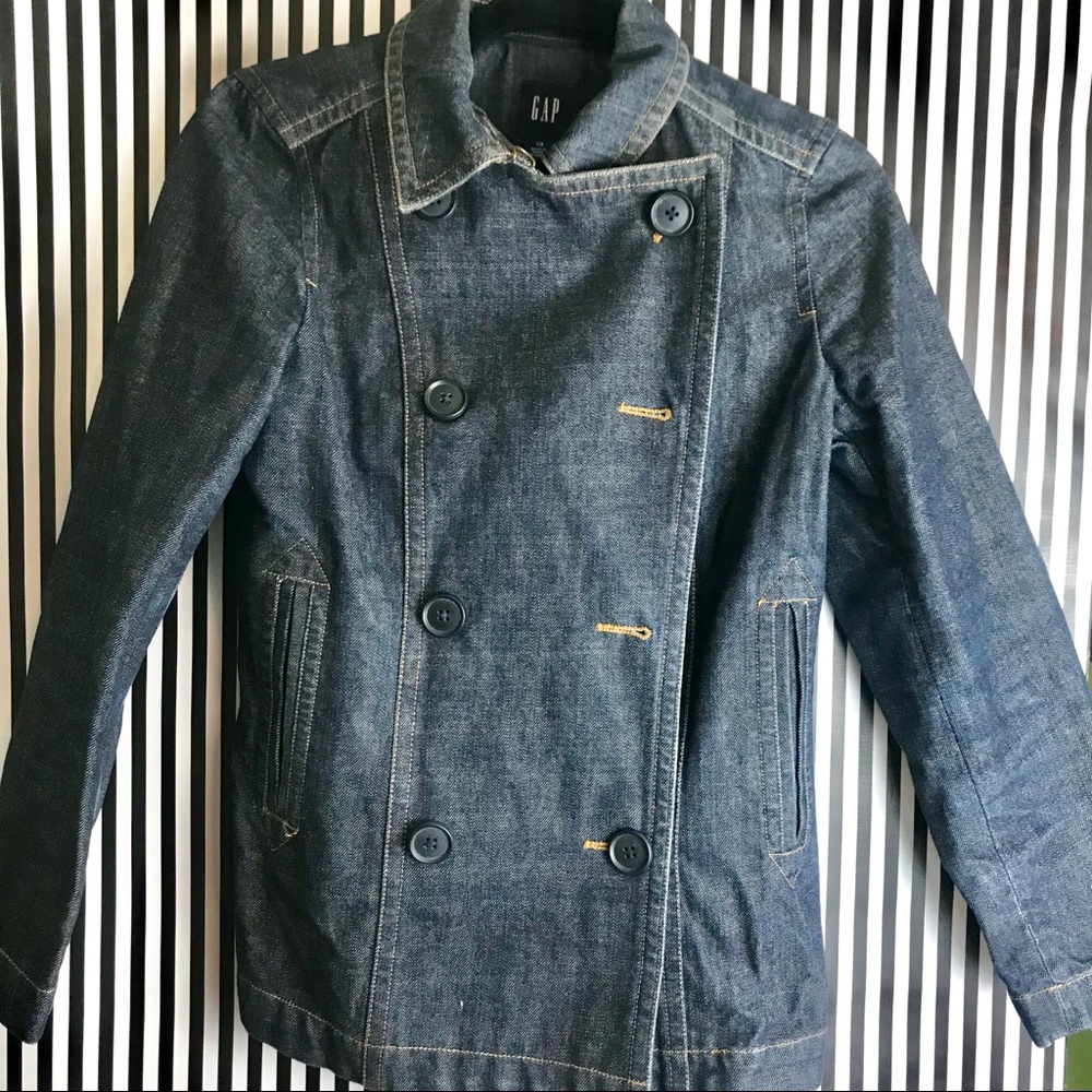 Gap Denim Double Breasted Jacket - image 4
